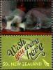 New Zealand - 2008 - Wish You Were Here - Mint Personalized Stamp With The Two Cats - Nuevos