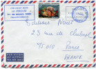 NOUVELLE-CALEDONIE LETTRE PAR AVION DEPART NOUMEA 4-4-1974 POUR LA FRANCE - Briefe U. Dokumente