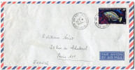 AFARS ET ISSAS LETTRE PAR AVION DEPART DJIBOUTI 25-2-1972 TER. FRs AFARS-ISSAS POUR L´ITALIE - Lettres & Documents