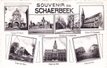 Souvenir De Schaerbeek - Eglises-Gare-Boulevard Lambermont-Cage Au Ours-Hôtel De Ville - Schaarbeek - Schaerbeek