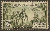 NZ 1935 2/- Captain Cook W61 SG 568c U #NS142 - Used Stamps
