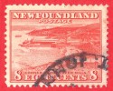 Canada Newfoundland # 209 - 8 Cents  - O - Dated  1932 - Corner Brook Paper Mill / Moulin à Papier - 1908-1947