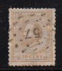 Netherlands Used Scott #31 50c King William III - Tear, Perf Faults Cancel Diamond 57 - Used Stamps
