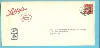 763 Op Brief Met Stempel BRUXELLES, Met Reclame LIBBY'S / 100 FAMOUS FOODS / TOMATO JUICE - 1948 Export