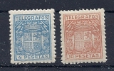 140018521  ESPAÑA  EDIFIL  TELEGRAFOS  Nº  74/5  **/MNH - Telegrafi