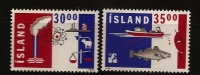 Islande Island 1992 N° 719 / 20 ** Exportation, Chimie, Atome, Energie, Geysers, Bateau, Pêche, Poisson, Mouton, Balance - Neufs