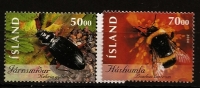 Islande Island 2004 N° 1003 / 4 ** Animaux, Insectes, Carabe, Bourdon Des Saussaies, Bombus Locurum, Coléoptère, Nebria - Nuevos