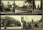 Zschornewitz / Kreis Gräfenhainichen  -  Polytech. Oberschule - Waldbad   -  Mehrbild-Ansichtskarte Ca. 1971    (5190) - Wittenberg
