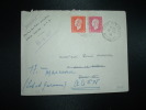 LETTRE TP MARIANNE DE DULAC 1F50 + TP 50c OBL.18-4-45 FORT S/SAONT (70 HAUTE-SAONE) - 1944-45 Maríanne De Dulac