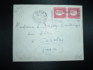 LETTRE TP MARIANNE DE DULAC 1F50 X2 OBL.MEC.14 IV 1946 PARIS GARE SAINT-LAZARE - 1944-45 Marianne De Dulac