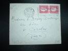 LETTRE TP MARIANNE DE DULAC 1F50 X2 OBL.MEC.14 IV 1946 PARIS GARE SAINT-LAZARE - 1944-45 Marianne Of Dulac
