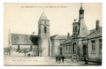 CPA  78 :  LE PERRAY   Mairie Et église Animées     A  VOIR  !!!!!!! - Le Perray En Yvelines