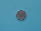 1958 A - 50 Pfennig / KM 12.1 ( Uncleaned Coin / For Grade, Please See Photo ) !! - 50 Pfennig