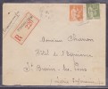 France Type Paix Sur Lettre - 1932-39 Vrede