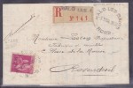 France Type Paix Sur Lettre - 1932-39 Paz