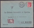 France Type Paix Sur Lettre - 1932-39 Peace