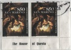 ** SAN MARIN 1993 " NOEL 1993 * PAIRE OBLITERE ** A41 ** - Gebraucht