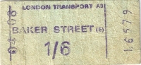 LONDON TRANSPORT  BAKER STREET  1/6 N° 16579 - Europe