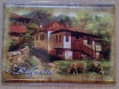 BULGARIA SOUVENIR Beautiful Magnet RURAL VIEW Animals Sheeps VILLAGE LANDSCAPE - Tourisme