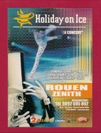 CPM.  Cart'com.   Holiday On Ice.   Zénith De Rouen Avril 2001.   Postcard. - Patinage Artistique