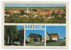 HABSHEIM--1987--Multivues ,cpm N°68.118.11 éd La Cigogne--cachet HABSHEIM--68 - Habsheim