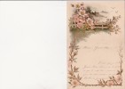 LETTREAVEC SUPERBE DECOR FLORAL DE 1902 TB - Other & Unclassified