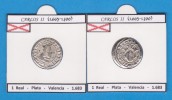 CARLOS II (1.665-1.700) 1 Real 1.683   Plata   Valencia   SC/UNC  Réplica   T-DL-11.397 - Ensayos & Reacuñaciones