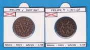 FELIPE  V  (1.700-1.746) Seiseno  1.710 Cobre  Valencia   SC/UNC  Réplica   T-DL-11.398 - Essays & New Minting