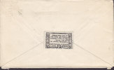 Canada KINGSTON Ontario 1913 Cover Lettre EAST ORANGE New Jersey USA GV. Stamp SOCIALIST PARTY Vignette Label (2 Scans) - Cartas & Documentos