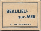 BEAULIEU - SUR - MER ..-- 10 Petites Vues , Carnet Complet . 9 CM X 6.5 CM . - Beaulieu-sur-Mer