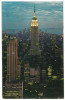 FRA CARTOLINA POST CARD STATI UNITI D’AMERICA U.S.A. UNITED STATES OF AMERICA NEW YORK CITY – EMPIRE STATE BUILDING AT N - Empire State Building