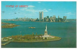 FRA CARTOLINA POST CARD STATI UNITI D’AMERICA U.S.A. UNITED STATES OF AMERICA NEW YORK CITY – STATUE OF LIBERTY  VIAGGIA - Freiheitsstatue