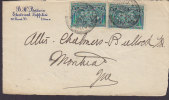 Canada B. H. BALDWIN Electrical Supplies OTTAWA 1908? Cover (Front Only!) Lettre MONTREAL Cartier & Champlain (2 Scans) - Brieven En Documenten