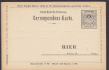 Deutsches Reich Stadtpost Postal Stationery Ganzsache 2 Pf. Stadt-Brief-Beförderung Correspondenz-Karte - Private & Lokale Post