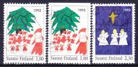 FINLANDE 1993 YT N° 1198, 1198a Et 1199 Obl. - Oblitérés