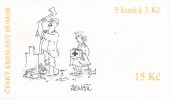 Czech Rep. / Stamps Booklet (1995) 0082-0084 ZS 1 (3 Pcs.) Czech Cartoons - V. Rencin, V. Jiranek, J. Sliva (J3781) - Ungebraucht