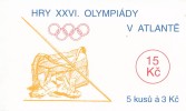 Czech Rep. / Stamps Booklet (1996) 0116 ZS 1 Summer Olympic Games In Atlanta (javelin Throwing) 1996 (J3730) - Unused Stamps