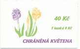 Czech Rep. / Stamps Booklet (1997) 0134-0137 ZS 1 (4 Pcs.) Protected Flora (J3829) - Nuovi