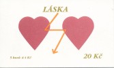 Czech Rep. / Stamps Booklet (1998) 0169 ZS 1 Love (J3727) - Ungebraucht