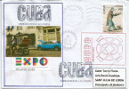 CUBA.EXPO MILAN 2015., Lettre Du Pavillon Du CUBA à MILAN, Adressée En Andorre,avec Timbre à Date Arrivée - 2015 – Milaan (Italië)