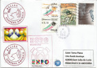 BELIZE. EXPO UNIVERSELLE MILANO 2015, Lettre Du Pavillon De Bélize ,adressée En Andorre, Avec Timbre à Date Arrivée - 2015 – Milaan (Italië)