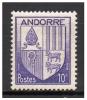 ANDORRE - YT 93 NEUF - ARMOIRIES DES VALLEES (1944-46) - Neufs