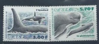 St PIERRE & MIQUELON : Y&T** N°738-739 " Cétacés " - Unused Stamps