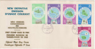 FDC NOUVELLES HEBRIDES 07.09.1977 - New Définitive émission D'usage Courant - FDC