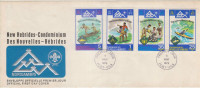 FDC NOUVELLES HEBRIDES 05.08.1975 - NORDJAMB-75 - FDC