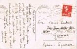 15225. Postal TRONDHEIM (Norge) Noruega 1935. Reexpedité Spain - Brieven En Documenten