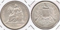 GUATEMALA PESO 1894  PLATA SILVER T PRECIOSA - Guatemala