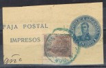Fragmento Enteero Postal BUENOS AIRES (Argentina)  San Martin Impresos - Postwaardestukken