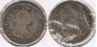 PERU LIMA CARLOS III  REAL 1776 PLATA SILVER T - Peru