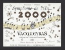 Etiquette De Vin Vacqueyras 1997-Symphonie De L´An 2000-Theme Musique - SCA à Vacqueyras (84) - Music